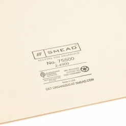 Smead Straight Tab Cut Letter Recycled File Jacket