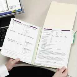 Smead 1/3 Tab Cut Legal Recycled Fastener Folder