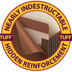 Smead TUFF Straight Tab Cut Letter Recycled File Pocket
