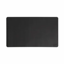 Smead Vegan Leather Desk Pads, 36" x 17", Charcoal