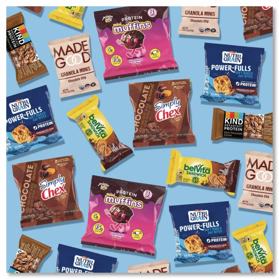 Snack Box Pros Chocolate for Breakfast Snack Box, Chocolate, 23 Assorted Snacks/Box