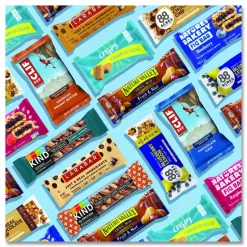 Snack Box Pros Healthy Snack Bar Box, 21 Assorted Snacks/Box