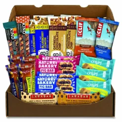 Snack Box Pros Healthy Snack Bar Box, 21 Assorted Snacks/Box