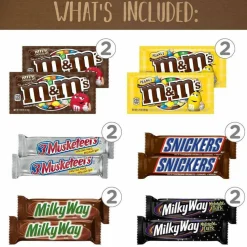 Snack Box Pros MARS Favorites Snack Box, 23 Assorted Snacks/Box