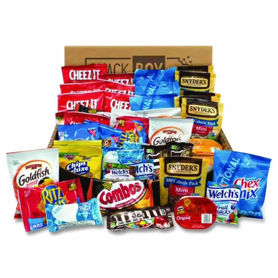 Snack Box Pros Party Snack Box, 45 Assorted Snacks/Box