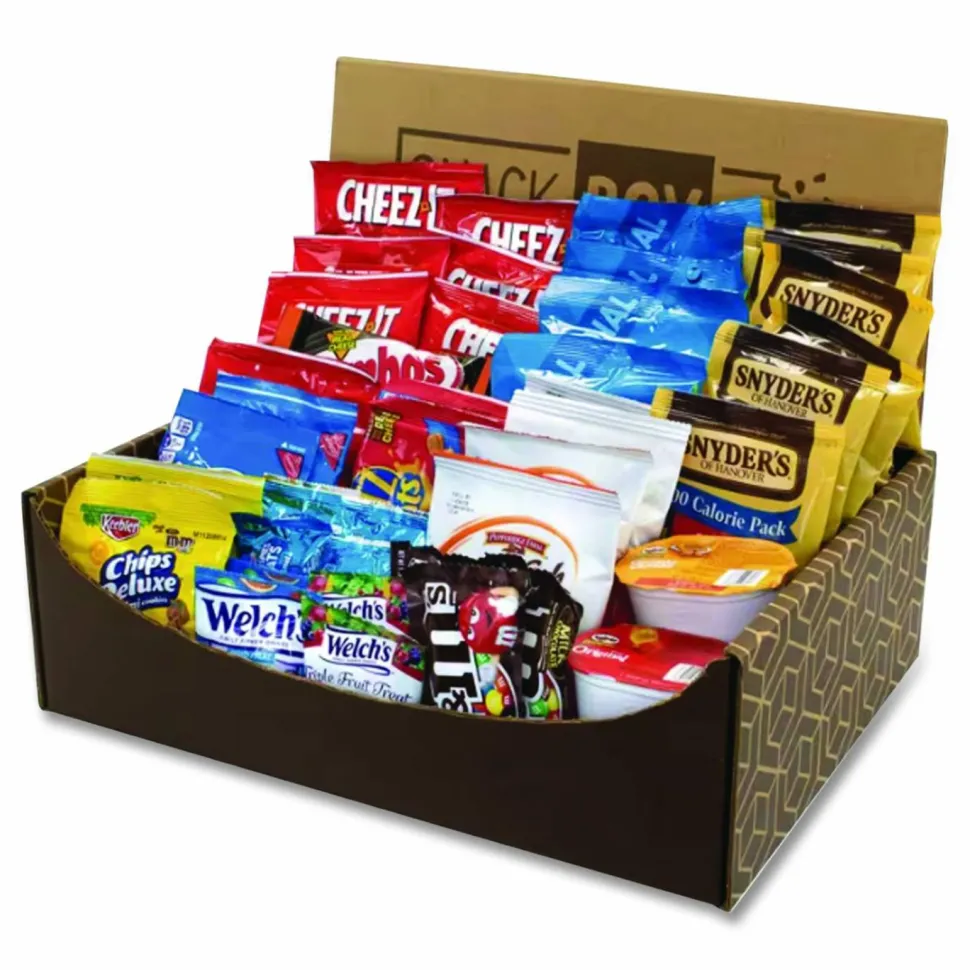Snack Box Pros Party Snack Box, 45 Assorted Snacks/Box