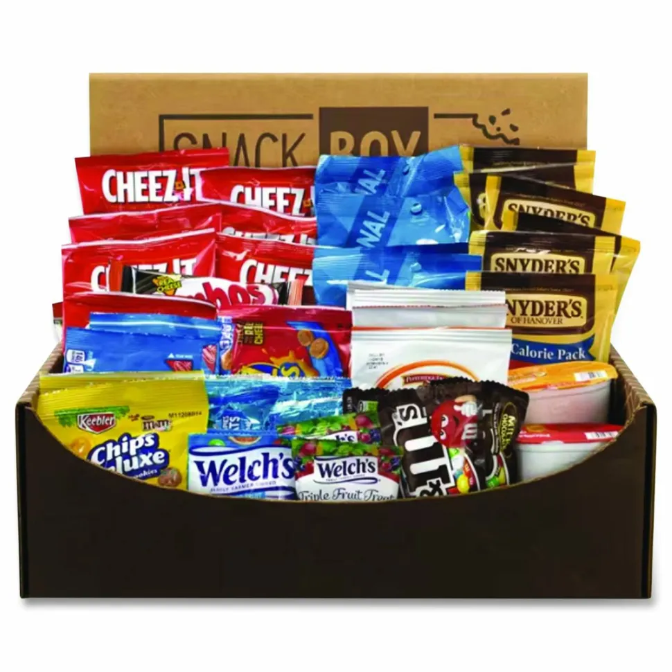 Snack Box Pros Party Snack Box, 45 Assorted Snacks/Box
