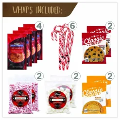 Snack Box Pros Warm Winter Wishes Hot Chocolate Kit, 18 Assorted Items/Box