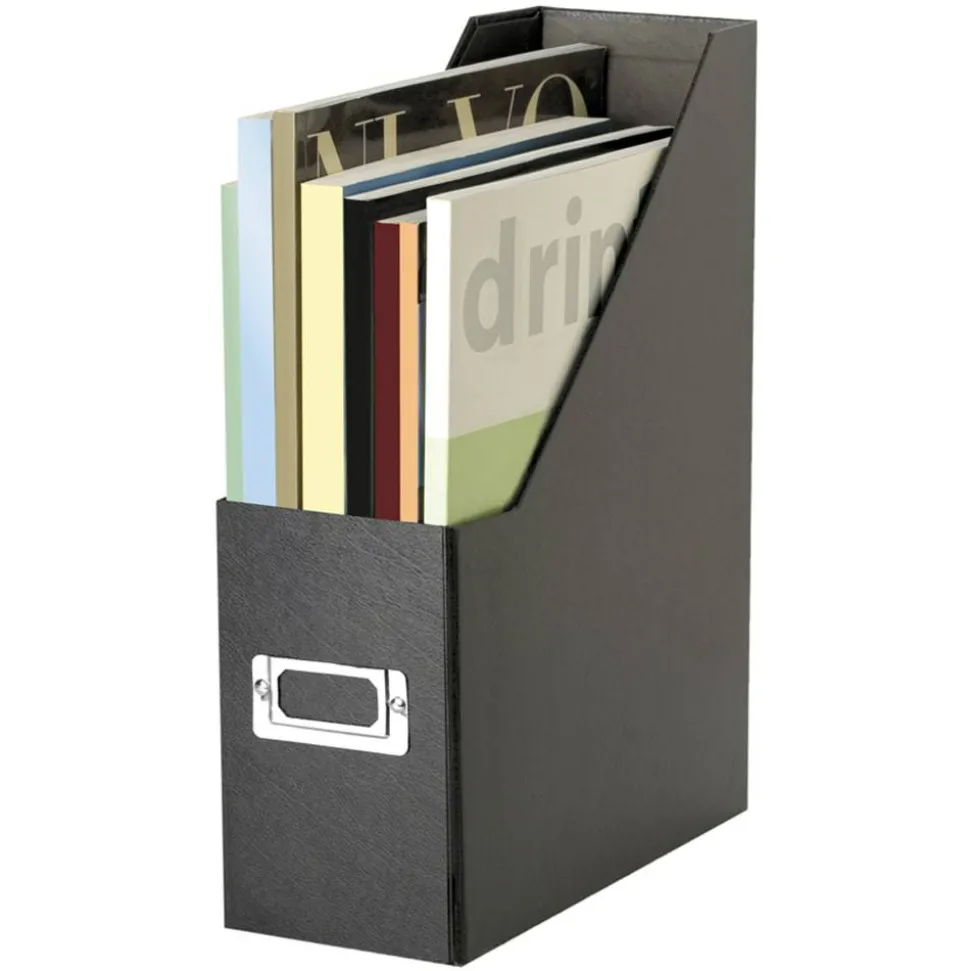 Snap-N-Store Magazine Holder, Letter Size, Black