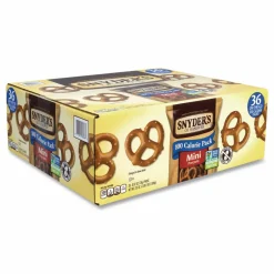 Snyder's Mini Pretzels, 0.92 oz Bags, 36 Bags/Carton