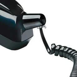 Softalk Coiled Phone Cord Twisstop, Black