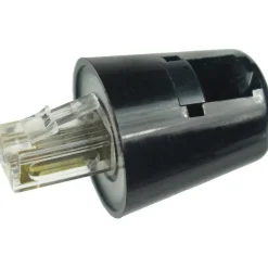 Softalk Coiled Phone Cord Twisstop, Black