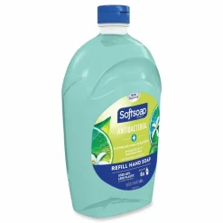 Softsoap Antibacterial Liquid Hand Soap Refill, Fresh Scent, 50 oz, Green, 3/Carton