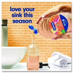 Softsoap Antibacterial Liquid Hand Soap Refill, Fresh Scent, 50 oz, Orange, 3/Carton
