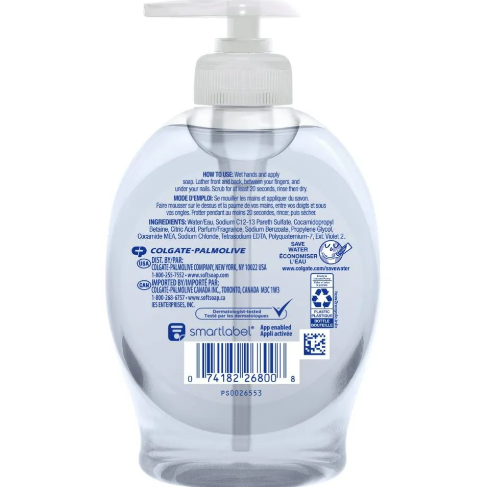 SoftsoapLiquid Hand Soap, Aquarium Fresh Scent, 7.5 Oz Pump Bottle