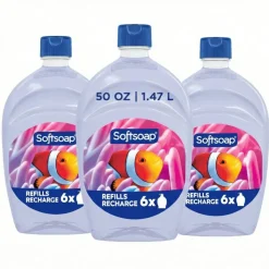 Softsoap Liquid Hand Soap, Aquarium Fresh Scent, 50 Oz, Total Qty 3
