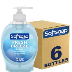 Softsoap Liquid Hand Soap, Fresh Breeze Scent, 7.5 fl oz pump, 6ct
