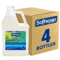 Softsoap Moisturizing Liquid Hand Soap, Soothing Clean Aloe Vera Fresh Scent, 128 fl oz Refill, 4ct