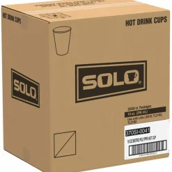 Solo 10 oz Bistro Design Disposable Paper Cups