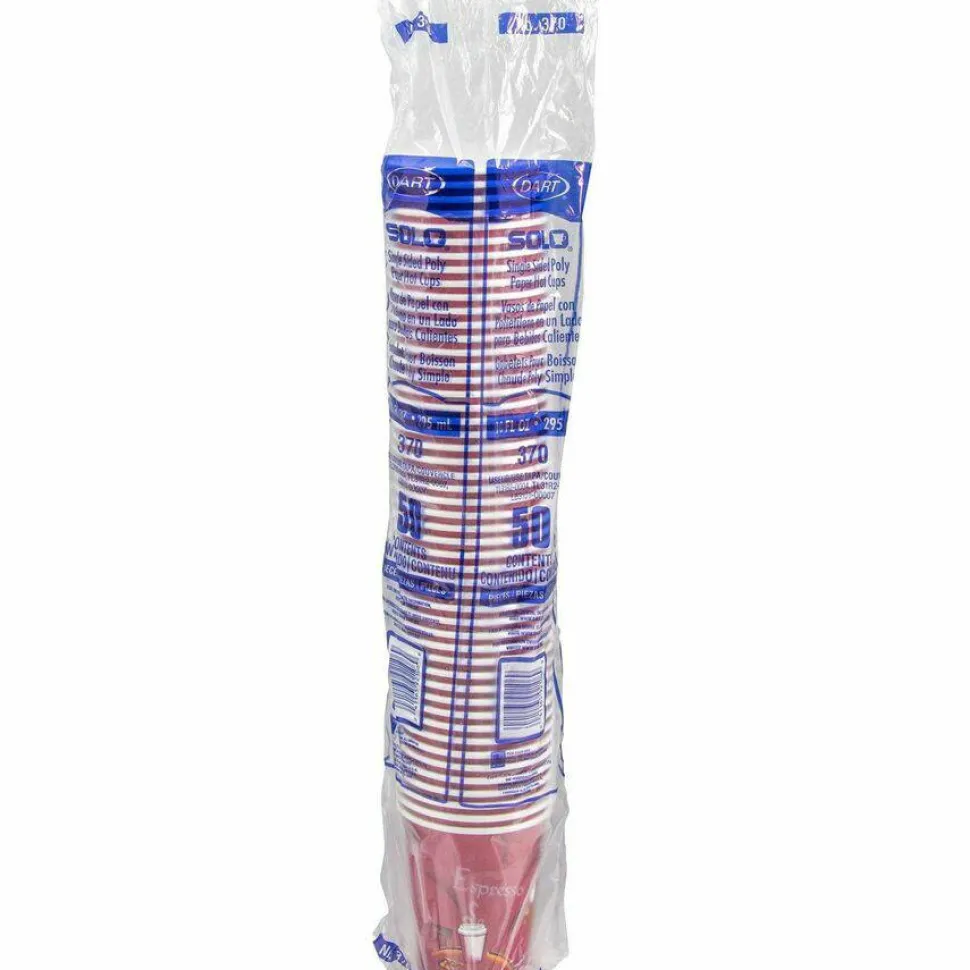Solo 10 oz Bistro Design Disposable Paper Cups