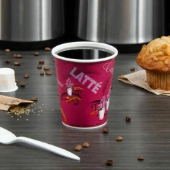 Solo 10 oz Bistro Design Disposable Paper Cups