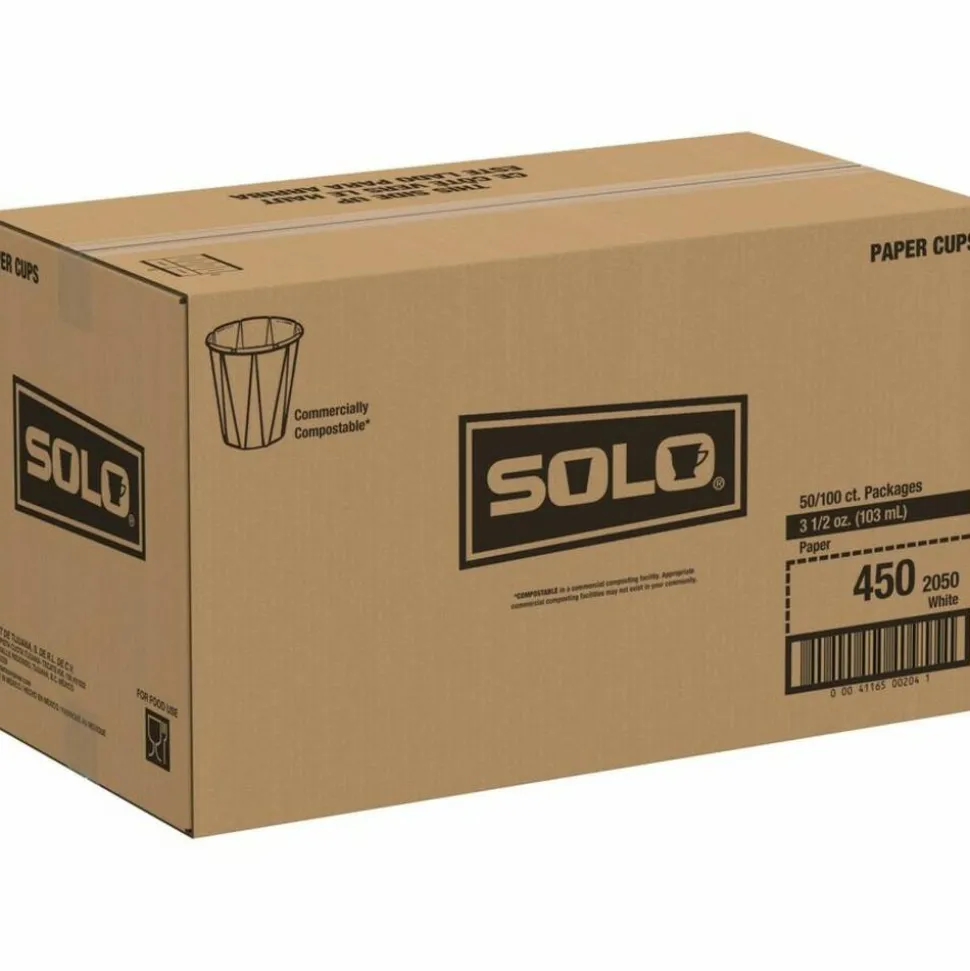 Solo 3.5 oz Treated Paper Souffle Portion Cups