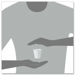 Solo 3.5 oz Treated Paper Souffle Portion Cups