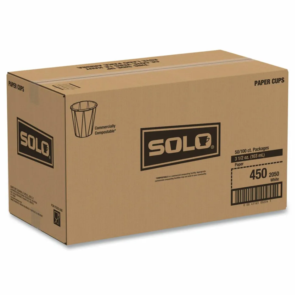 Solo 3.5 oz Treated Paper Souffle Portion Cups
