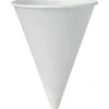 Solo Cup Paper Cone Water Cups, White, 4 Oz, Bag Of 200 Cups