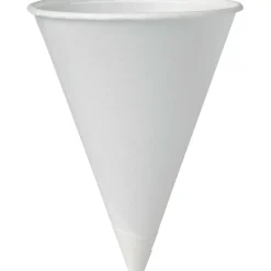 Solo Cup Paper Cone Water Cups, White, 4 Oz, Bag Of 200 Cups