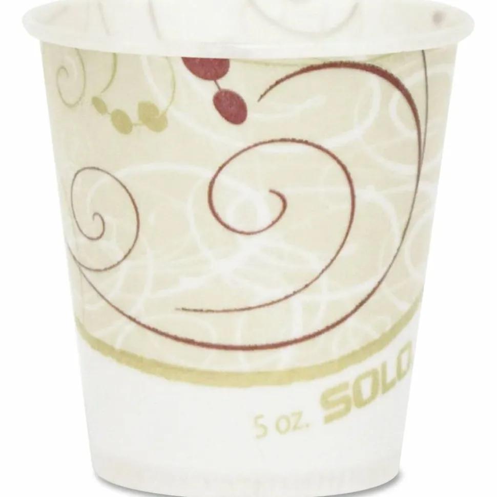 Solo Cup Paper Water Cups, Waxed, 5 oz.,100/Pack