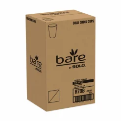 Solo Cup Paper Water Cups, Waxed, 5 oz.,100/Pack