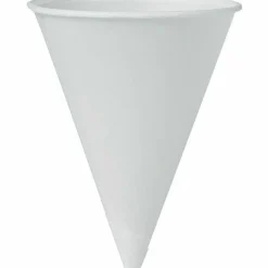 Solo Eco-Forward 4 oz Treated Paper Cone Water Cups