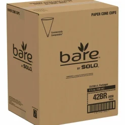 Solo Eco-Forward 4.25 oz Treated Paper Cone Water Cups