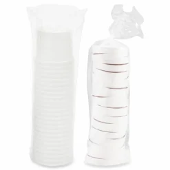 SOLO Flexstyle Food Lid Container, 12.1 oz, 3.6" Diameter, White, Plastic, 250/Carton