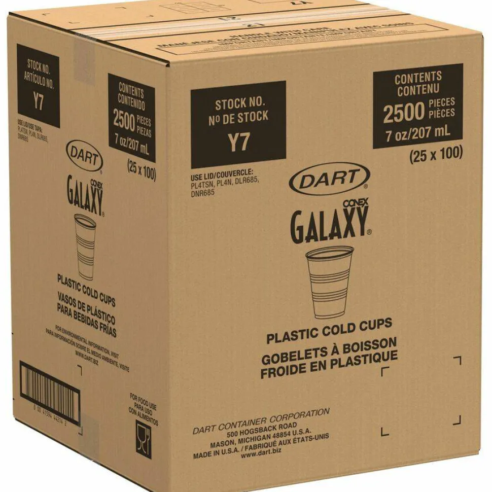 Solo Galaxy 7 oz Plastic Cold Cups