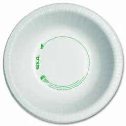 SOLO Paper Dinnerware, ProPlanet Seal, Bowl, 12 oz, White, 125/Pack