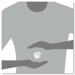 SOLO Paper Portion Cups, ProPlanet Seal, 2 oz, White, 250/Bag, 20 Bags/Carton