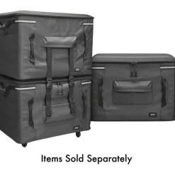 Solo PRO TRANSPORTER 128 Roller Travel/Luggage Bottom Case- Box 1 of 2 - Black