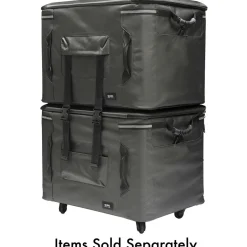 Solo PRO TRANSPORTER 128 Roller Travel/Luggage Bottom Case- Box 1 of 2 - Black