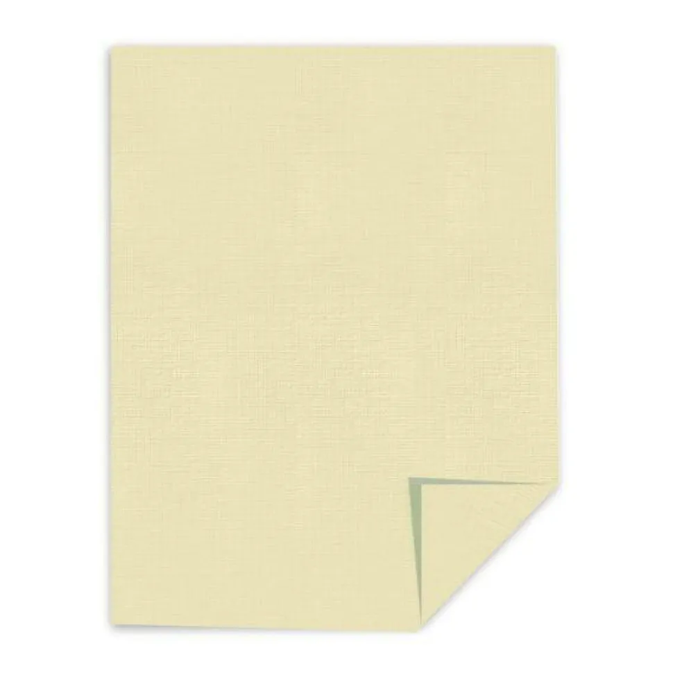 Southworth 25% Cotton Linen Business Paper, 32 lb Bond Weight, 8.5 x 11, Ivory, 250/Pack