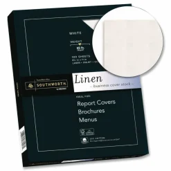 Southworth 25% Cotton Linen Cover Stock, 8 1/2