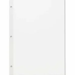 Sparco Mylar Reinforced Edge Filler Paper, 8 1/2" x 11", Unruled, White, Pack Of 100 Sheets