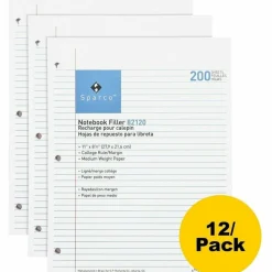 Sparco Notebook Filler Paper - Letter
