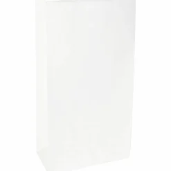 Sparco White Kraft Paper Bags
