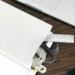 Sparco White Kraft Paper Bags