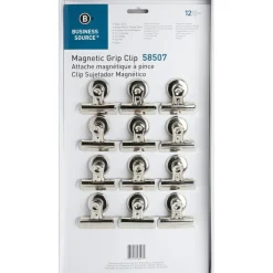 Sparco Bulldog Magnetic Clips, Size 2, 2 1/4