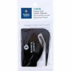 Sparco Clean Slit Letter Opener - Manual - Black