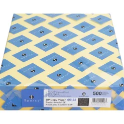 Sparco Color Multi-Use Printer & Copy Paper, Canary, Letter (8.5