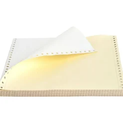 Sparco Dot Matrix Print Continuous Paper, Letter Size (8 1/2" x 11"), 15 Lb, White, Carton Of 1,850 Forms